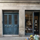 "Zum Mohrenkopf" est l'un des deux bâtiments controversés. L'inscription sera recouverte de manière réversible (archives). KEYSTONE/GAETAN BALLY